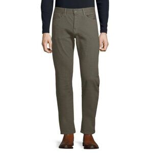 3x1 NYC Mens Scout Brown Olive Green Straight Leg Stretch Jeans 36X31